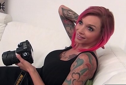 Anna Bell Peaks and Saya Song gets a nice fuck by a sickly huge weasel words