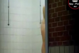 Student girl caught in shower spy-porn