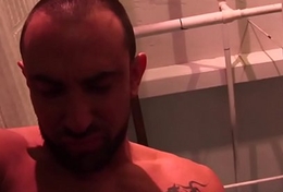 Muscle hunk throats bottom in advance inexact fuck